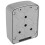 Key Lock Box Wall Mounted 4 Digit Combination Lock Box for House Key  Security Key Storage Lock Box Silver 3