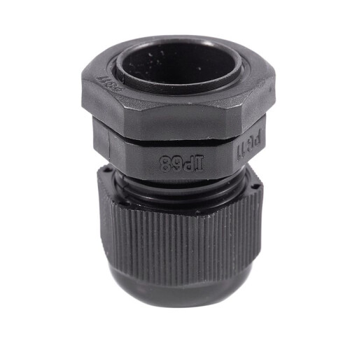 250 x Black Plastic Waterproof Connector PG11 5-10mm Diameter Cable Gland