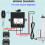 3X DC12V-24V Forward Reverse , Linear Actuator Remote Control,10A Current,165 Ft Range,Linear Actuator with Remote 3