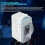 2X HT-2 IP65 Waterproof Distribution Breaker Box Panel Installation 2 WAY PC Outdoor Electrical MCB Solar Junction Box 6