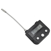 2X Timerlås i Metall USB LCD-Skärm Metall Elektronisk Laddningsbar Timer Multifunktionshänglås Svart