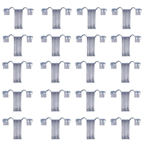 120PCS Photovoltaic Panel Drainage Buckle Surface Plate Solar Panel Water Drain Clip for Solar Panel Draining 40mm 2