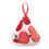 Protector de mango para olla de algodón anti-quemaduras rojo 9,5x9,5cm 3