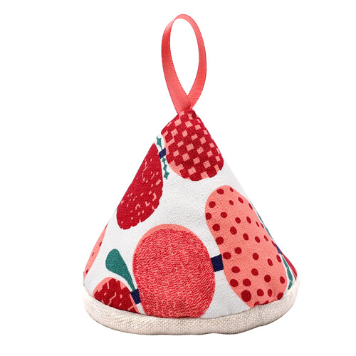 Protector de mango para olla de algodón anti-quemaduras rojo 9,5x9,5cm 2