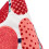Protector de mango para olla de algodón anti-quemaduras rojo 9,5x9,5cm 4