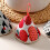 Protector de mango para olla de algodón anti-quemaduras rojo 9,5x9,5cm 7
