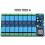 2X 16 Channel Relay Module DC5-12V Power Supply ESP32 Development Board ESP32-WROOM Secondary Development Module 2
