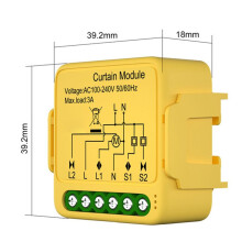 4X Tuya Zigbee Curtain Module Connected Roller Shutters Blind Motor Works with Alexa GoogleHome