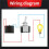 2X Toggle  12V  20A Lighted Toggle  3 Pin /Off SPST LED Illuminated with Mounting Panel 5