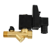 2X AC 220V 1/2 Pollici Elettronico del Carro Armato Temporizzata A 2 Vie Compressore D'aria A Gas Valvola