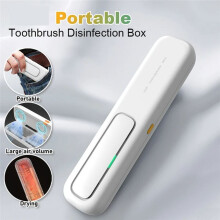 Portable Toothbrush Sterilization Holder for Travel Business Trip UV Box Toothbrush Dryer Bathroom Accessories