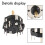 6X RKJXT1F42001 4-Way  Car Navigation Encoder Key Rocker  with Push  Encoder 4