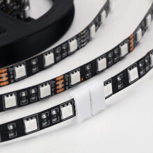 150Packs 4-Pin RGB LED Light Strip Connectors 10mm LED Strip Gapless Solderless Adapter Terminal Extension