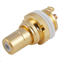 16 X CMC Banhado a Ouro RCA Phono CHASSIS SOQUETES Feminino Profissional AMP HIFI RCA Soquete Banhado a Ouro LóTus Feminino Assento