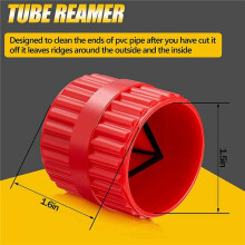 4 Pcs Inner and Outer Reamer Pipes and Pipe Deburring Reamer Pipe Chamfering Tools Suitable for PVC PPR Copper Pipe -A