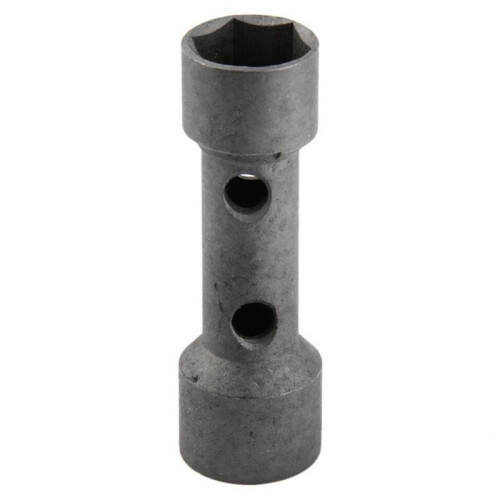 2X Double End Tool Socket Hexagonal Key Box  Repair 19mm 21mm Gray 2