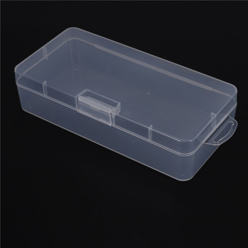 Clear Plastic Jewelry Rectangle Case Box Holder Container 18cm x 8.5cm x 4.5cm