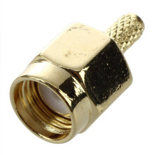 10Pcs SMA Male Plug Straight Crimp RG316 RG174 Rf Adapter Connector