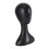 2X Lady High Plastic  Wig  Female Model  Black 1