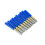 40Pcs 30 Degree 0.1mm Tip Titanium Coated Flat Bottom Carbide PCB Engraving Bits V-Shape CNC Router Cutter Cutting Tool 6