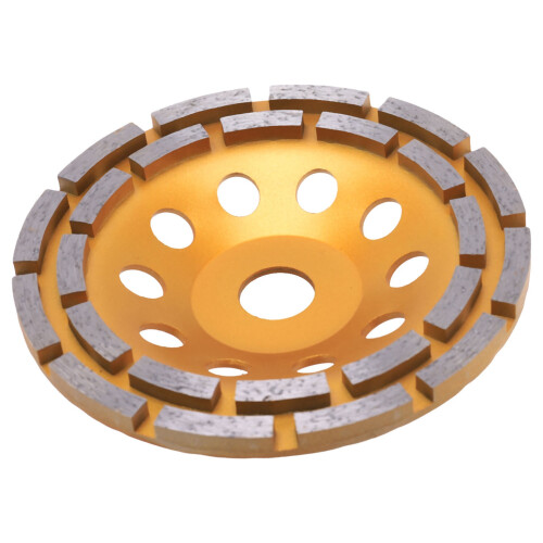 2X 150mm 7 Inch Diamond 2 Row Segment Grinding Wheel Sanding Disc Sander Grinder Cup Abrasive Tools 22mm Hole 1