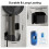 Toothpaste Dispenser, Toothpaste Squeezer Automatic Toothpaste Dispenser for Kids, Wall-Mounted Toothbrush Holder,A 9