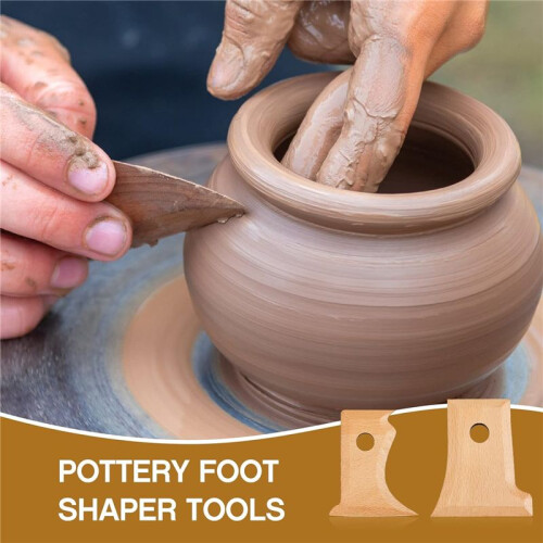 7 Pieces Pottery Tools Pottery Foot Shaper Tools Pottery Trimming Tools Pottery Profile Rib Bundle Foot Shaper