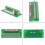 2X IDC40P 40Pin Connector Strip Breakout Board Terminal Block Plug PLC Interface with Bracket, for PLC, DIN Rail Mount 2