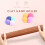 Pottery Tools,Wooden Handle Rollers Clay Modeling Pattern Rollers Kit Pottery Tools Set with Assorted Patterns 10Pcs 2