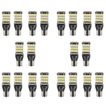 20Pcs T15 W16W LED Backup Light Bulb 920 921 912 Error Free 4014 45Smd Highlighting Brake Light Bulb Dc12V