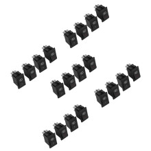 20X 12V 35A Auto LKW Boot Nebelscheinwerfer Wippschalter LED Licht Armaturenbrett Toggle 4Pin Schwarz