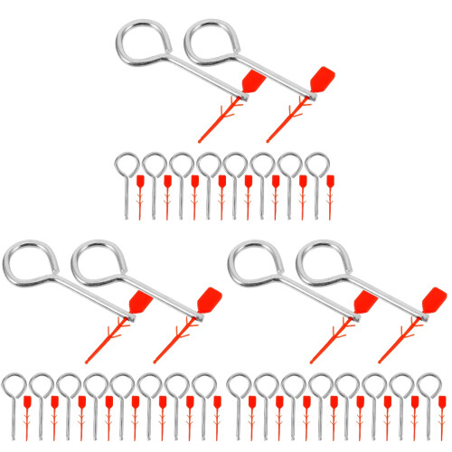 30Pcs Fire Extinguisher Replacement Lock Pins Metal Safety Pull Pins 1