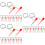 30Pcs Fire Extinguisher Replacement Lock Pins Metal Safety Pull Pins 7