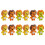 36Pcs Cute Lion Erasers Bulk Tpr Material Assorted Colors Drawing Use 2