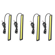 4 x Waterproof Super Bright Car DRL Fog Driving Lamps COB LED Light White