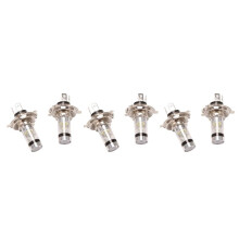 6 Pcs H4 9003 HB2 LED Motorcycle Headlight Bulbs HID Hi&Low 6500K White Power