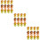 36Pcs Cute Lion Erasers Bulk Tpr Material Assorted Colors Drawing Use 11