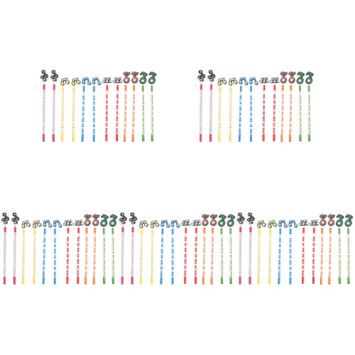 60Pcs Personalized Music Note Pencils Assorted Color for Study Use 1