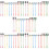 60Pcs Personalized Music Note Pencils Assorted Color for Study Use 8