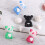 144Pcs Small Assorted Animal Erasers Bulk Mini Erasers for School Kids 6