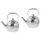 2Pcs Metal Tea Kettle with Handle Compact Stainless Steel Home Teapot 6