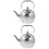 2Pcs Metal Tea Kettle with Handle Compact Stainless Steel Home Teapot 7