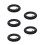 5Pcs Durable Black Rubber Electric Scooter Wheels for 5