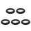 5Pcs Durable Black Rubber Electric Scooter Wheels for 7