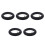 5Pcs Durable Black Rubber Electric Scooter Wheels for 8