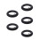 5Pcs Durable Black Rubber Electric Scooter Wheels for 10