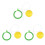 3Pièces Loop Saut Plastic Enfant Jouet Amusant Pour Jeu 2