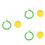 3Pièces Loop Saut Plastic Enfant Jouet Amusant Pour Jeu 6