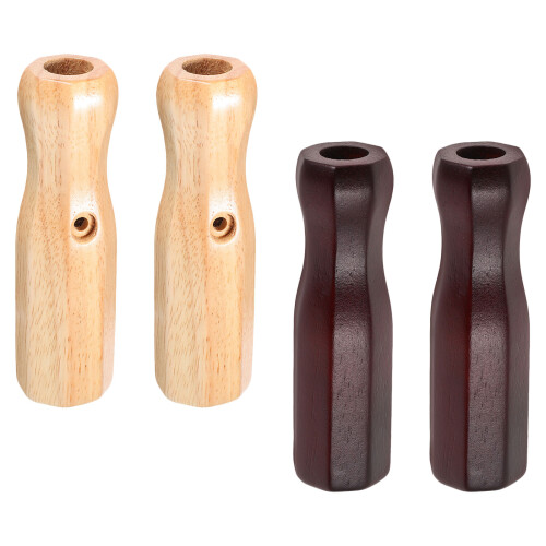 16Pcs Durable Wood Foosball Handle Replacement for Table Soccer Rods 1