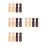 16Pcs Durable Wood Foosball Handle Replacement for Table Soccer Rods 6